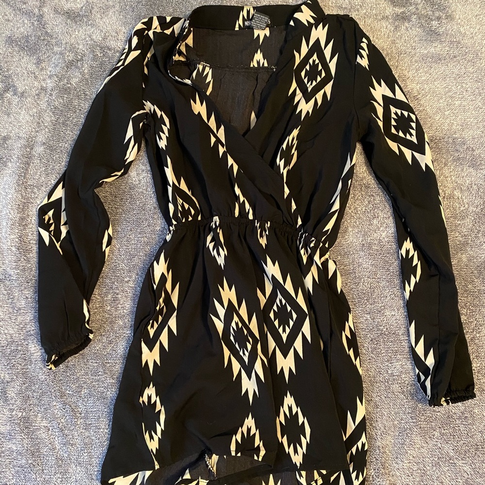 Long sleeved romper